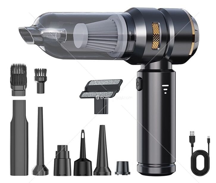 ARAÇ SÜPÜRGESİ 16000 RPM GÜÇLÜ BATARYA DAMACANA KIRAN PROFESYONEL DEV KAMPANYA