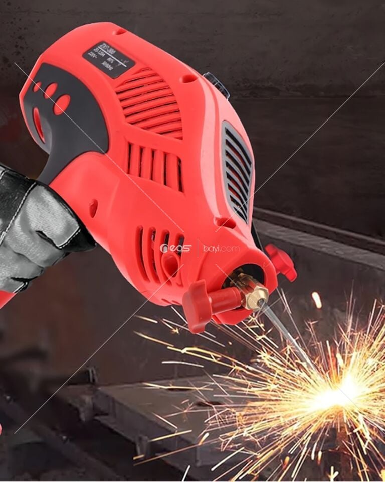 TABANCA KAYNAK Profesyonel 300 Amper Çift Kartlı Turbo Soğutma El Tipi İnvertör Tabanca Elektrotlu