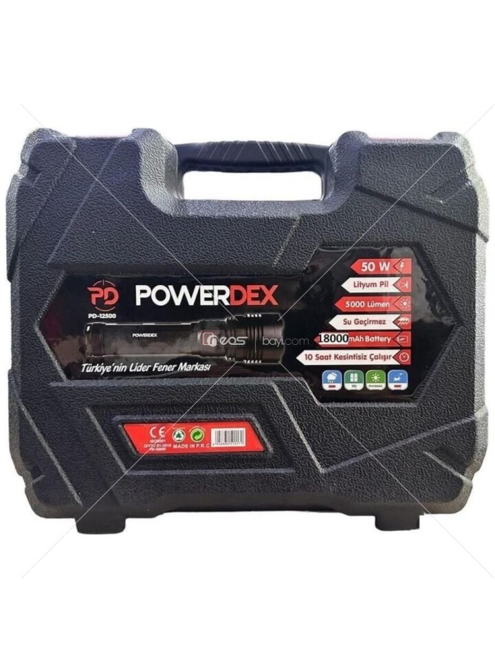 Powerdex Pd-12500 50 watt Profesyonel Avcı Feneri