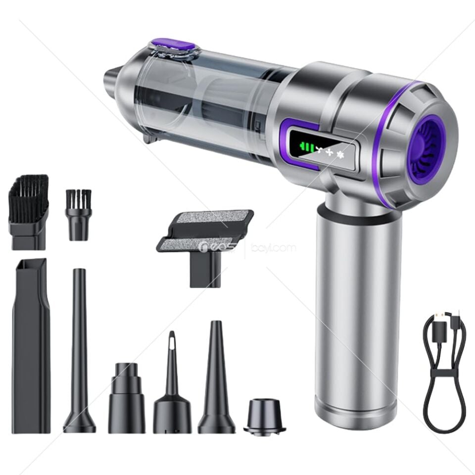 ARAÇ SÜPÜRGESİ 20.000RPM PA PROFESYONEL DAHA  GÜÇLÜ VE DAHA UZUN SÜRE ŞARJ KAPASİTELİ