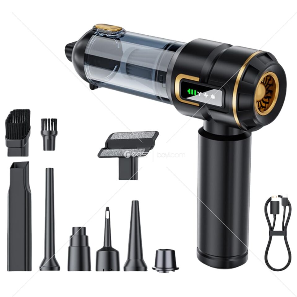 ARAÇ SÜPÜRGESİ 20.000RPM PA PROFESYONEL DAHA  GÜÇLÜ VE DAHA UZUN SÜRE ŞARJ KAPASİTELİ