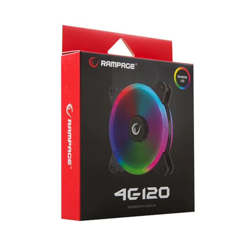 Rampage 4C-120 12cm Double Ring 5 Renk Ledli Gökkuşağı Rainbow