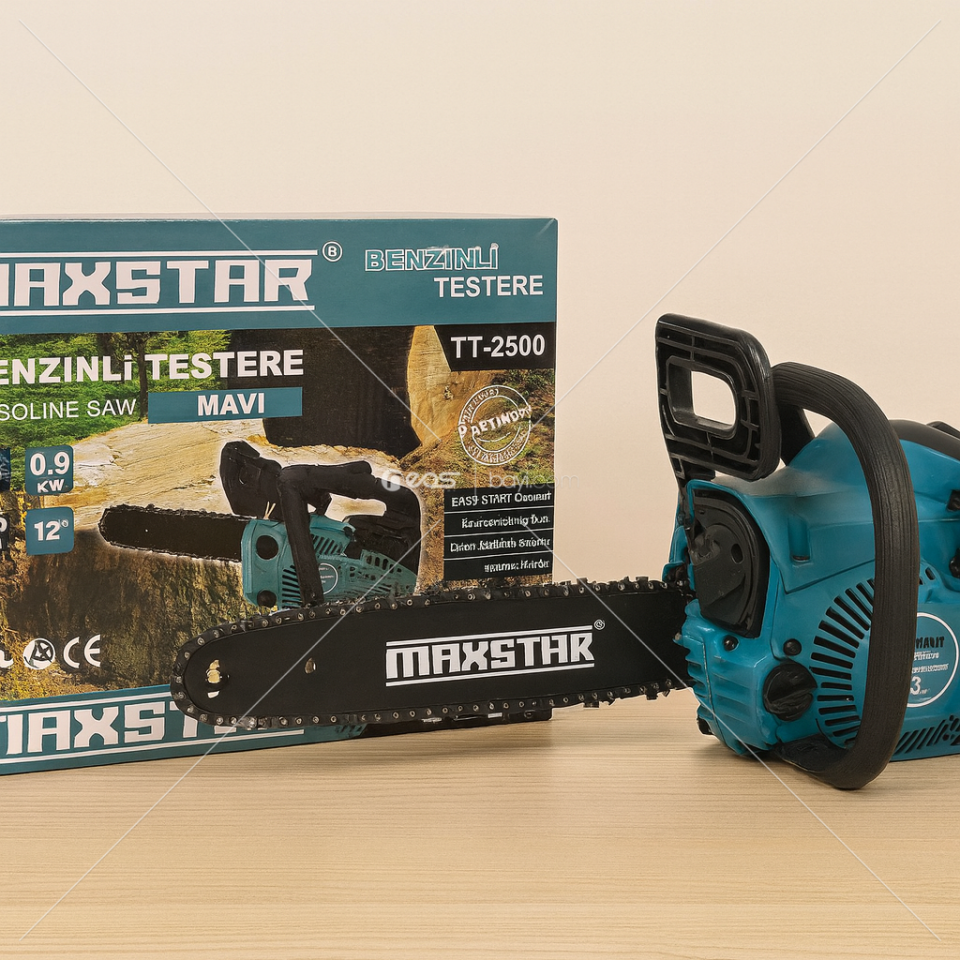 MAXSTAR TT-2500 BENZİNLİ 25CC 0.9KW 7500PRM 12'' HASSAS KESİM UYUMLU