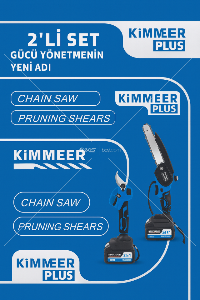 KİMMERPLUS 2'LİSET BUDAMA+TESTERE