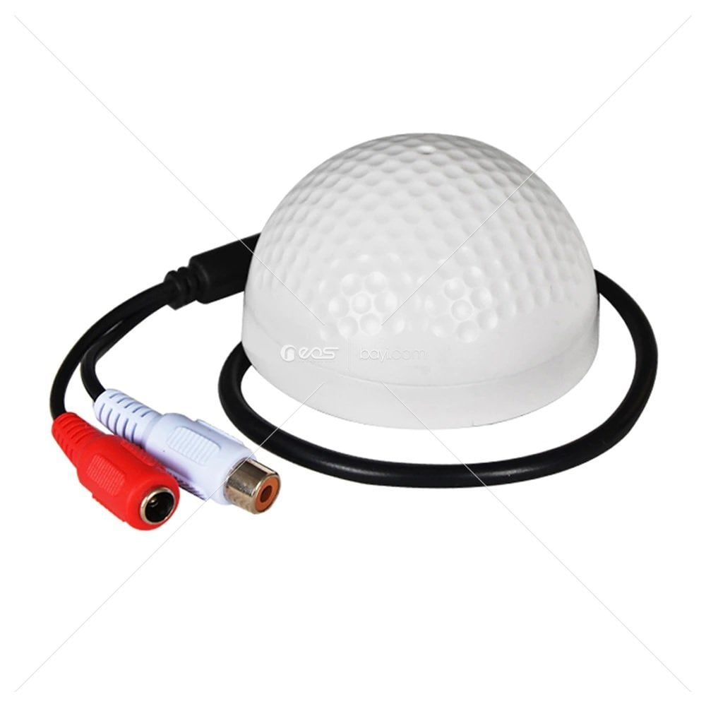 CCTV Microphone Yuvarlak Gizli GOLD RCA