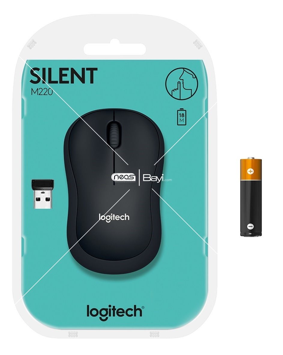 Logitech M220 Sessiz Kablosuz Mouse