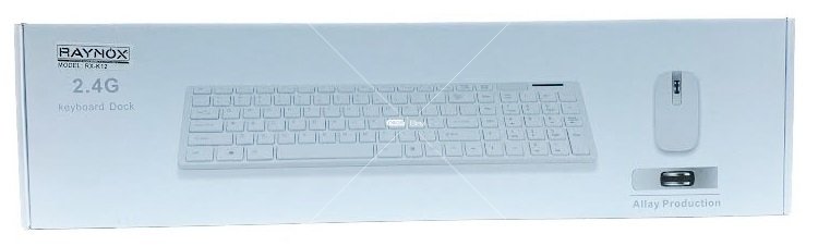 Raynox Rx-K12 Kablosuz Klavye Mouse Set Beyaz