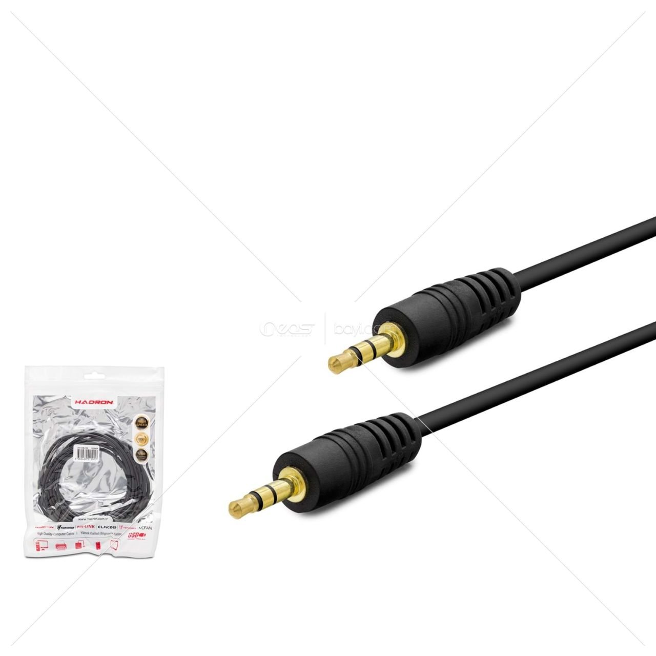 HADRON HDX1030(4424) AUX KABLO 3MT SARI UÇ