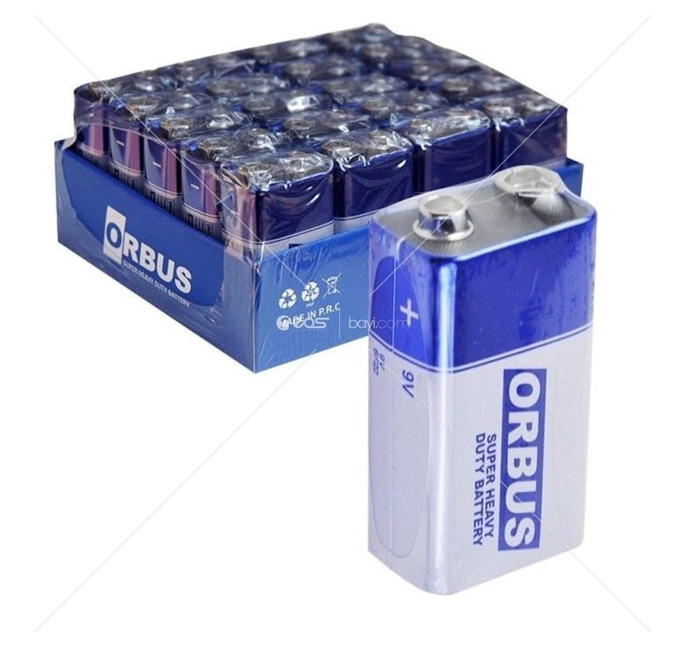 Orbus 9 Volt Pil 9V Pil 1 PCS