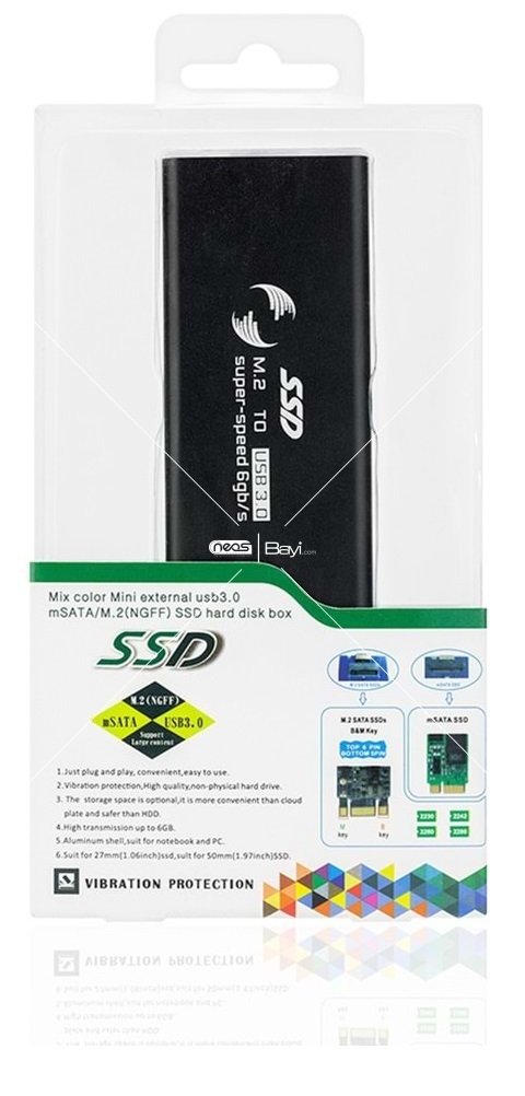 HADRON HD992 SSD HARDDİSK KUTUSU USB 3.0 M.2 TO SATA