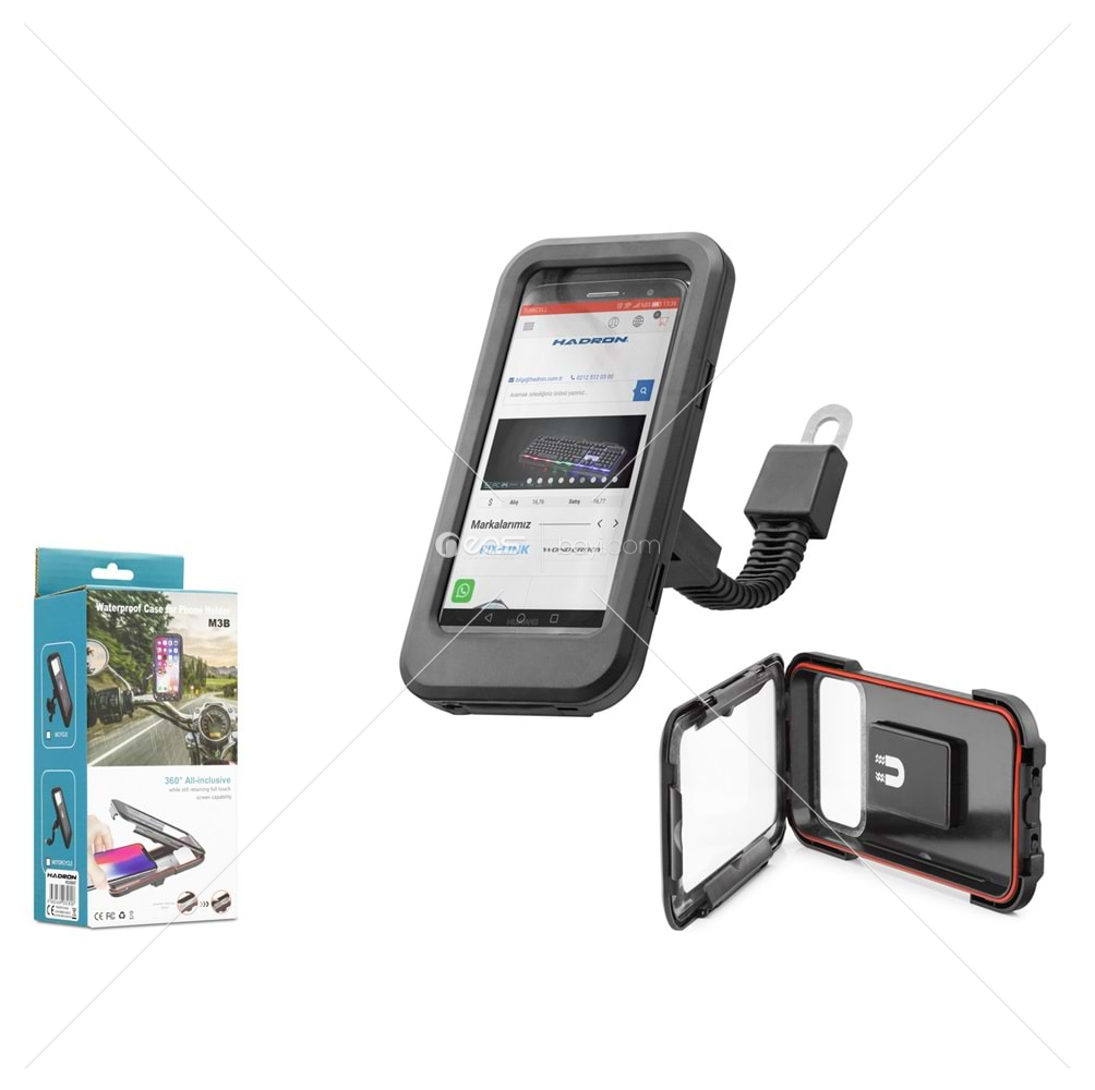HADRON HDX8007 TELEFON TUTACAĞI MOTOSİKLET 6 SU GEÇİRMEZ