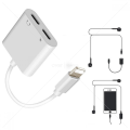 J-008 IPHONE LIGHTNING ŞARJ VE KULAKLIK ÇEVİRİCİ KABLO ADAPTÖR
