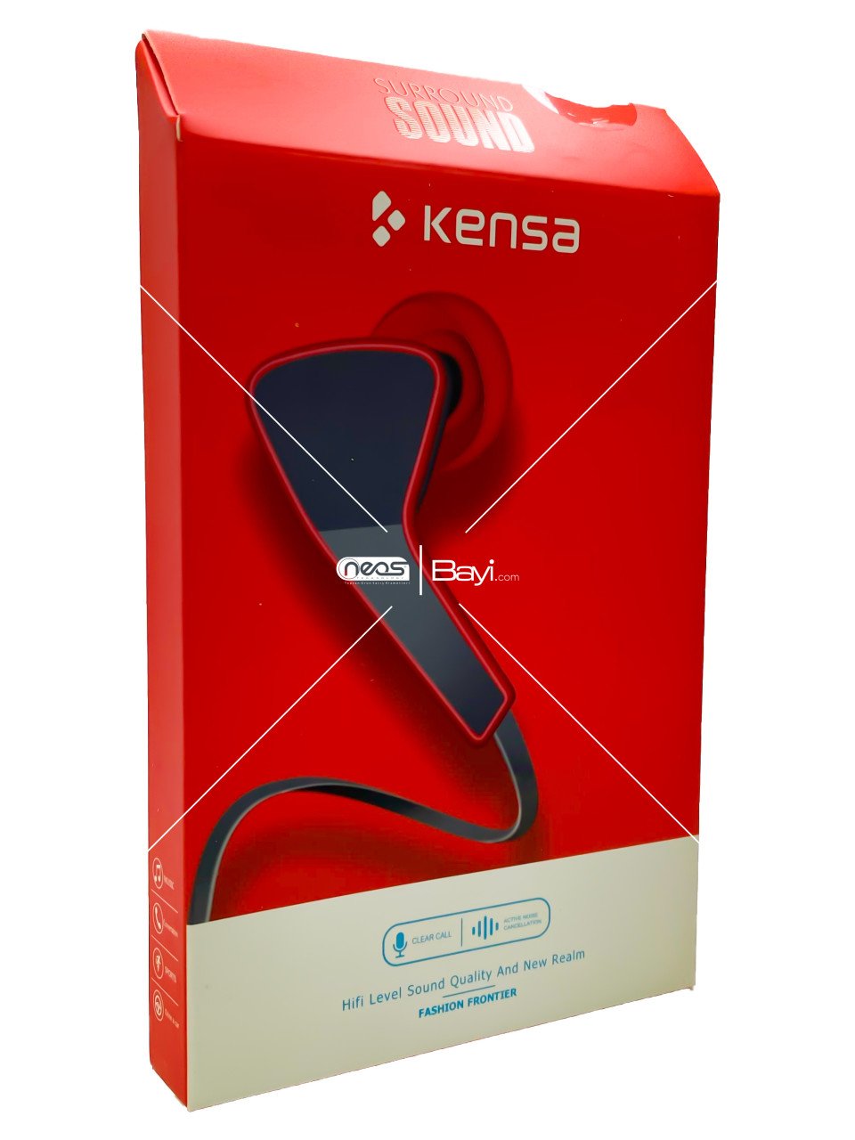 K168 Microphone Super Bass+Tiz Sport Headset Red
