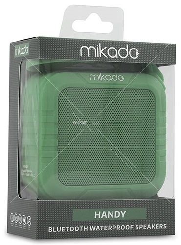 Mikado HANDY Yeşil 4 ,5W*1pc,50mm 1200 mAh TF Kart, AUX Bluetooth Speaker
