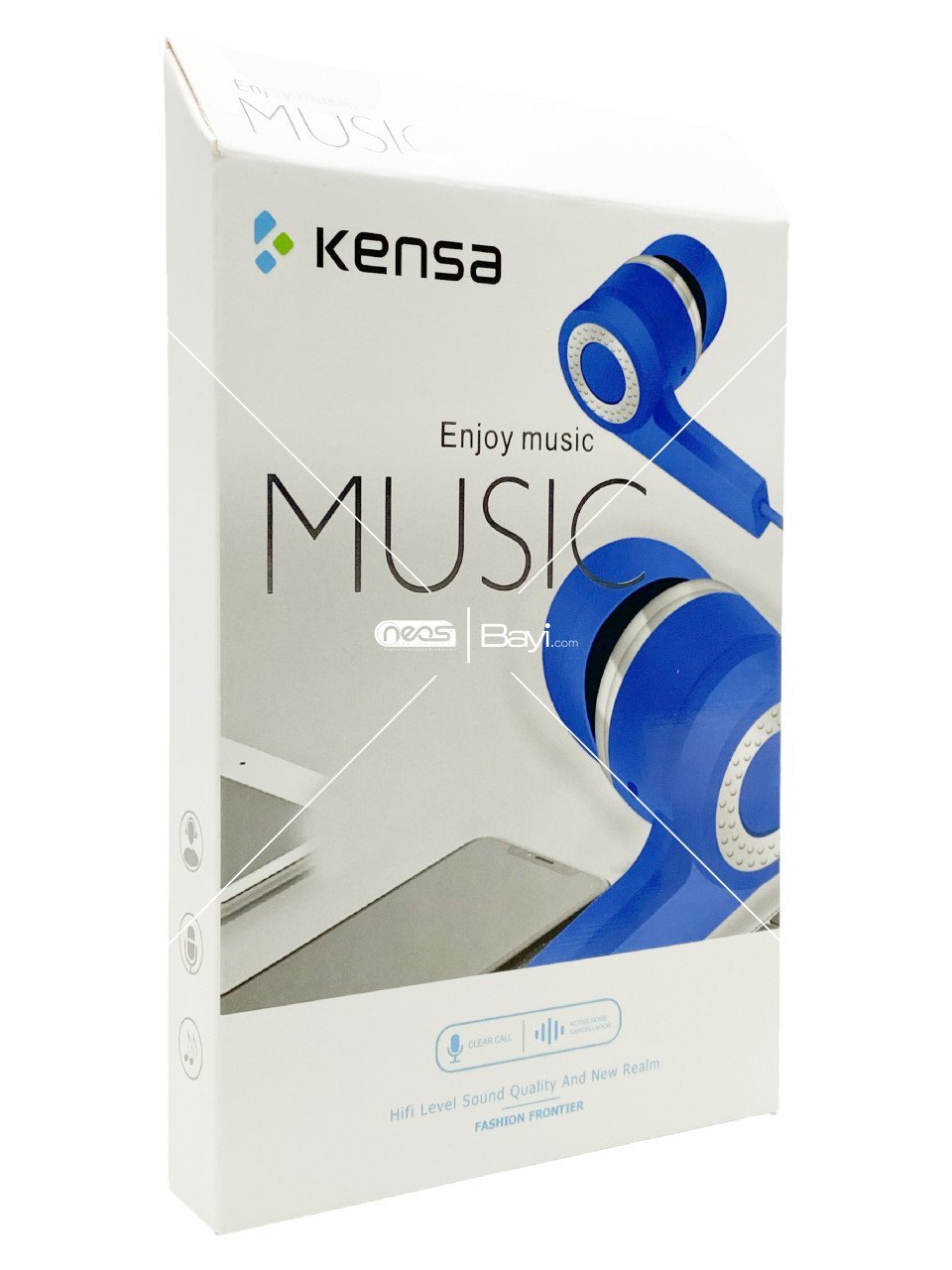 K166 Microphone Super Bass+Tiz Sport Headset Blue