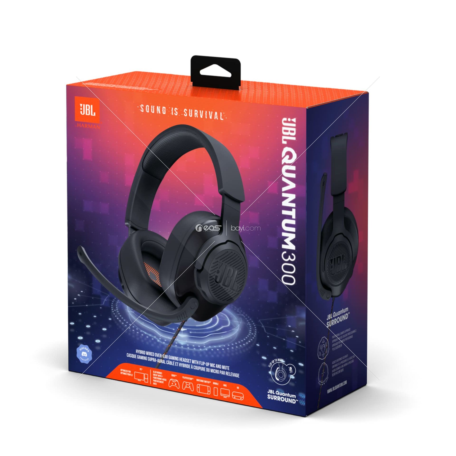 JBL Quantum 300 Mikrofonlu Oyuncu Kulaklığı