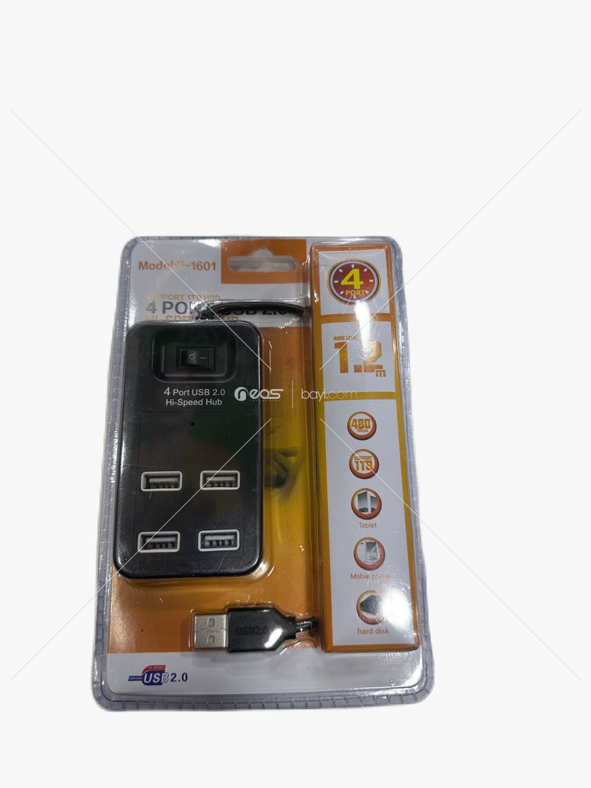 Nivatech NTC-U1601 USB Port 4 Port USB HUB
