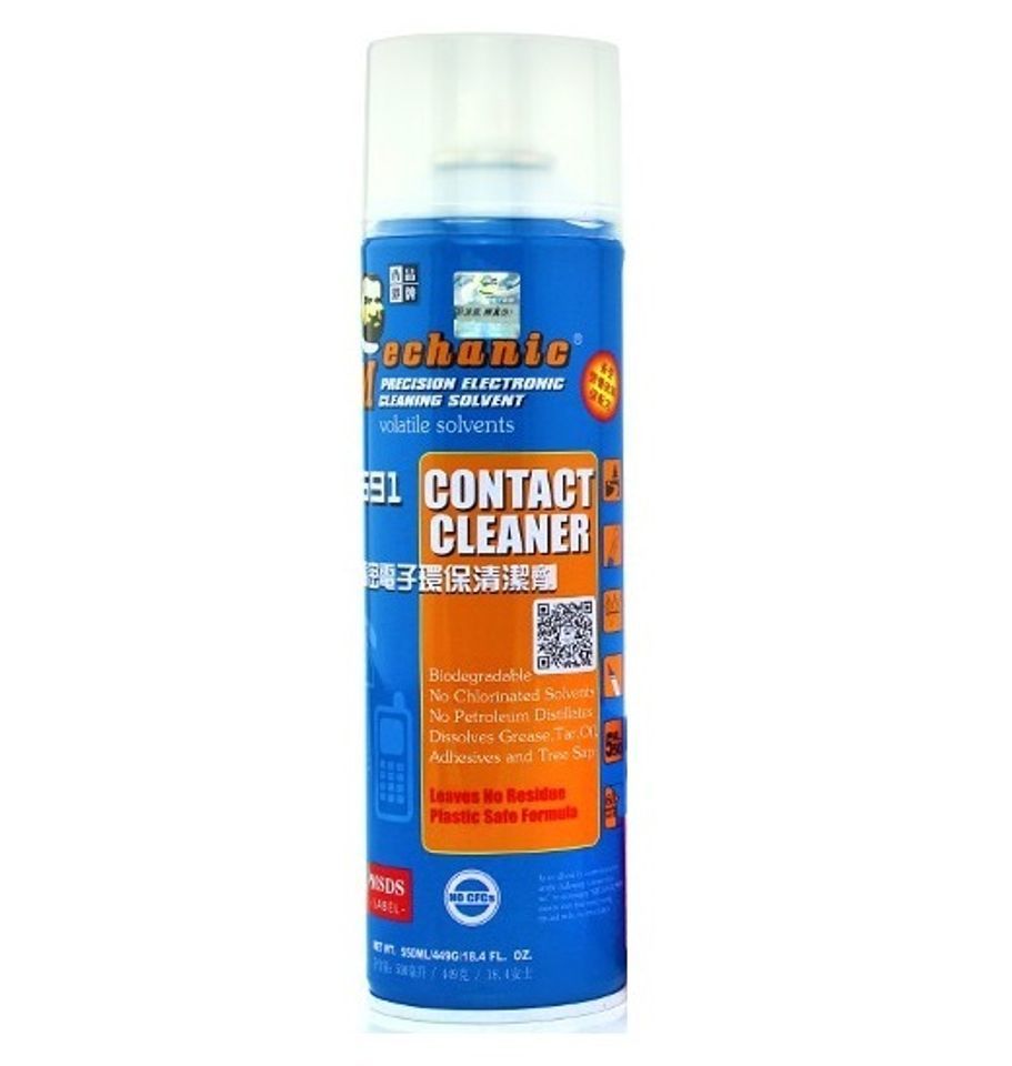 Mechanic Contact Cleaner CS691 Spray Blue 550ml MOQ:24 (Liquid)
