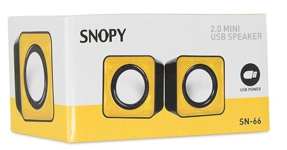 Snopy SN-66 2.0 Sarı USB Speaker