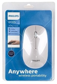 Philips SPK7305 2.4Ghz Gümüş 800/1000/1200/1600dpi Kablosuz Mouse