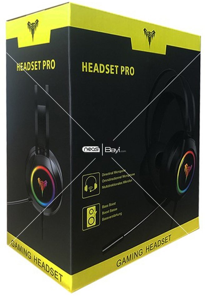 Katsuta T4-9009 LED Işıklı Mikrofonlu Gaming Oyuncu Kulaklığı