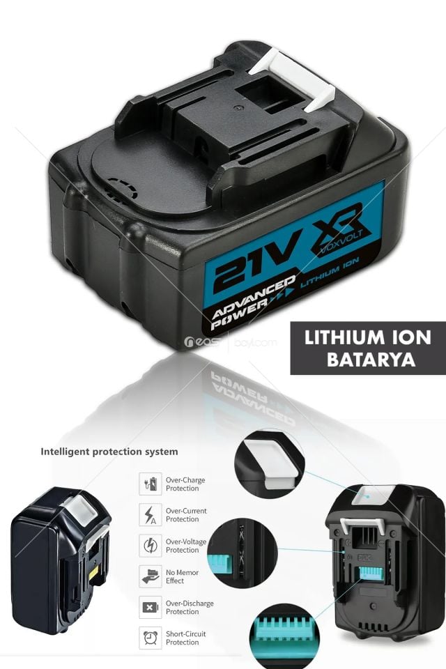 ASSUR PLUS Uyumlu Şarjlı Akülü Yedek Batarya 21v