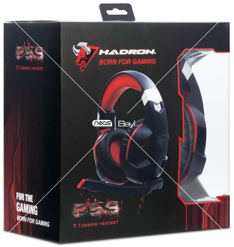 HADRON G59 KULAKLIK MİKROFONLU PC OYUN USB 7.1 (PS4 UYUMLU)