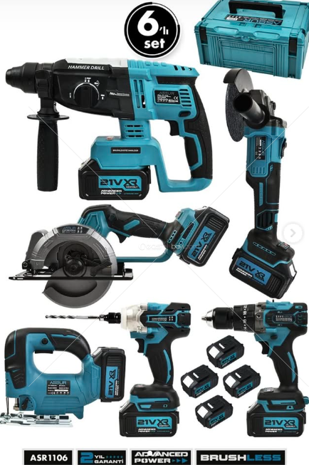 ASSUR ASR1106 Daire Testere+Degobaj+TORK+MATKAP+SPİRAL+HİLTİ FULL SET KAMPANYA