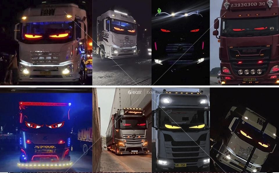 Matrix Led Panel Cama Yapışan Telefon Kontrollü Led Ekran Panel Büyük Boy 133CMLED 133CM ENBOY