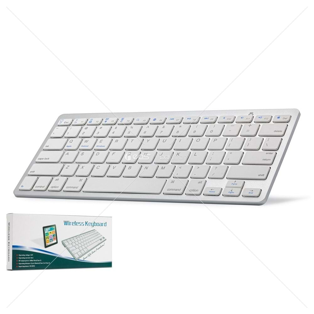 HADRON HDX2501(806B) KLAVYE BLUETOOTH BEYAZ Q