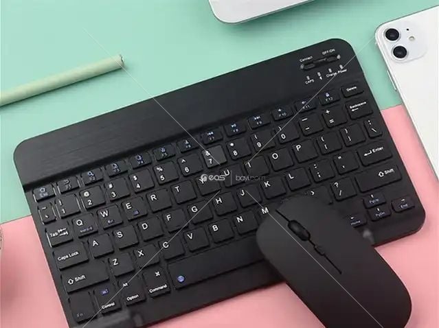 Apple Teclado iPad Xiaomi Samsung Huawei Telefon Tablet Kablosuz Klavye Android IOS Windows İçin Kablosuz Klavye ( RENK KARISIK GELİCEKTİR)
