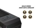 Everest Metafor K700 Rainbow Fan USB 3.0 Oyuncu Kasası