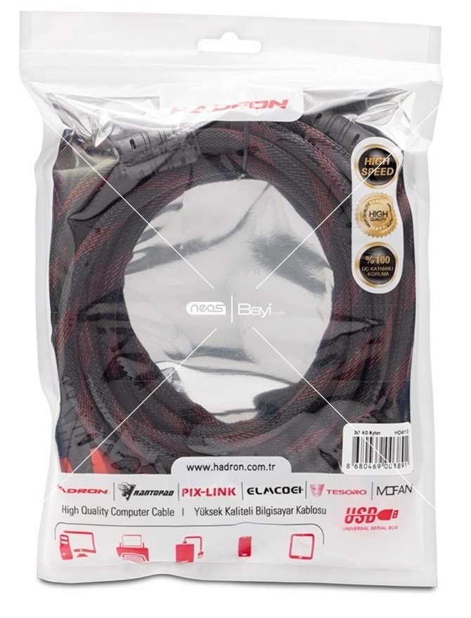 Hadron HN4327 HDMI KABLO ÖRGÜLÜ 30MT