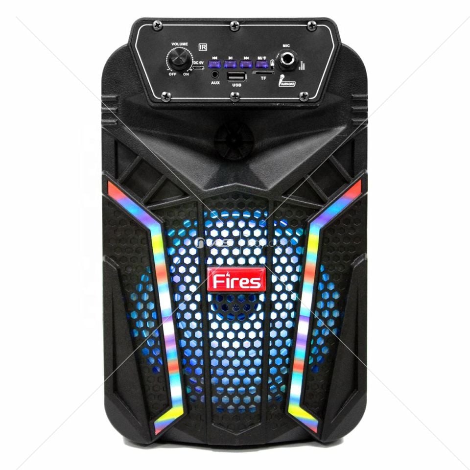MİKROFONLU SPEAKER PL-4435 BT,SD,SUB GİRİŞLİ RGB IŞIKLI