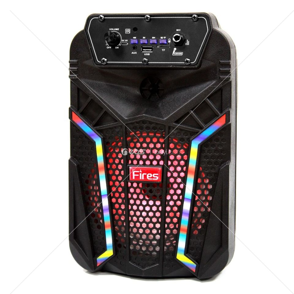 MİKROFONLU SPEAKER PL-4435 BT,SD,SUB GİRİŞLİ RGB IŞIKLI