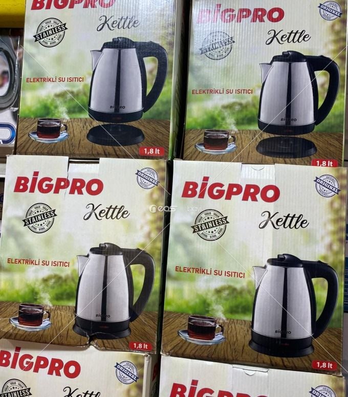 BİGPRO KETTLE 1.6 LİTRE ÇELİK