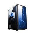 Gaming 300w Psu 4xSingle Color Blue Fan 2x2.0 Usb Mid Tower Oyuncu Bilgisayar Kasası BD9917499
