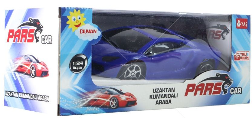 1:24 Pilli Uzaktan Kumandalı 2 Fonksiyonlu Lacivert Pars Lamborgini (RENK KARISIK)