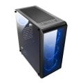 Gaming 300w Psu 4xSingle Color Blue Fan 2x2.0 Usb Mid Tower Oyuncu Bilgisayar Kasası BD9917499