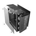 Gaming 300w Psu 4xSingle Color Blue Fan 2x2.0 Usb Mid Tower Oyuncu Bilgisayar Kasası BD9917499