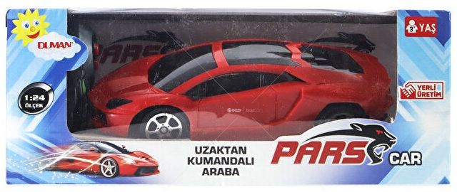 1:24 Pilli Uzaktan Kumandalı 2 Fonksiyonlu Lacivert Pars Lamborgini (RENK KARISIK)