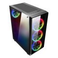 Gaming 400w Psu 4xRgb Kumandalı Fan 1x3.0 Usb Mid Tower Oyuncu Bilgisayar Kasası BD9917497