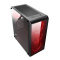 Gaming 300w Psu 4xSingle Color Red Fan 2x2.0 Usb Mid Tower Oyuncu Bilgisayar Kasası BD9917498