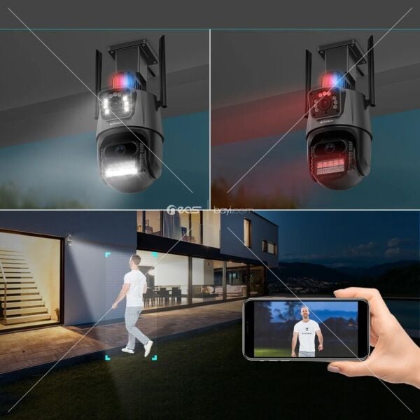 Syotech CSY-001 Outdoor Güvenlik Kamerası ALARM 95DB Wireless