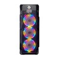 DRAGOS Godwin Austin 600W 80+ Power 4xRainbow Fan Acrylic Panel Gaming Oyuncu Bilgisayar Kasası BD9921443