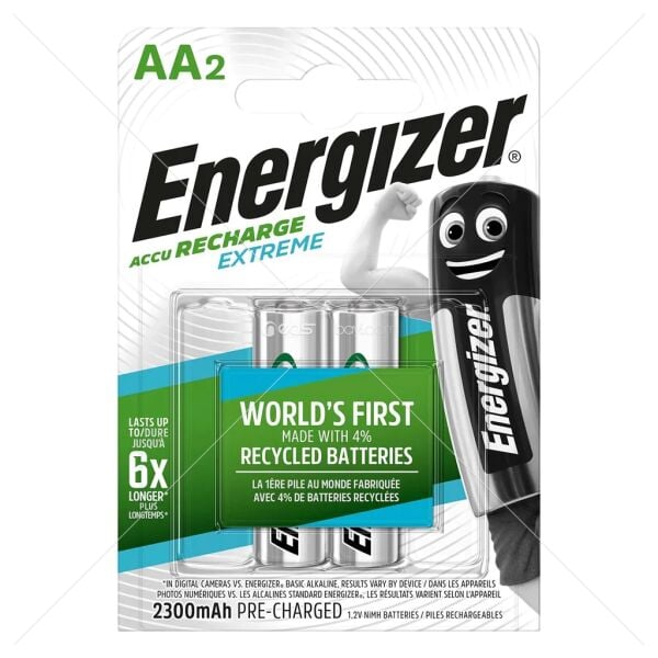 ENERGIZER HR06 2300mAh BL2 AA Şarj Edilebilir Piller 1 PCS