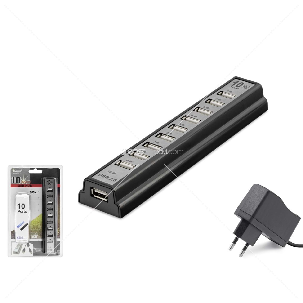 HADRON HDX7004(113) HUB USB 2.0 10 PORT