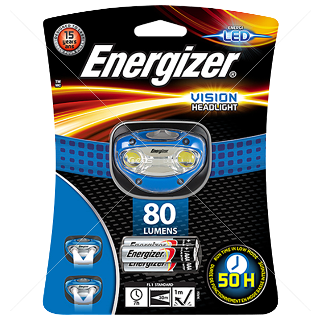 Energizer Vision Hd Plus Led Headlight 100 Lm 3xaaa Pil