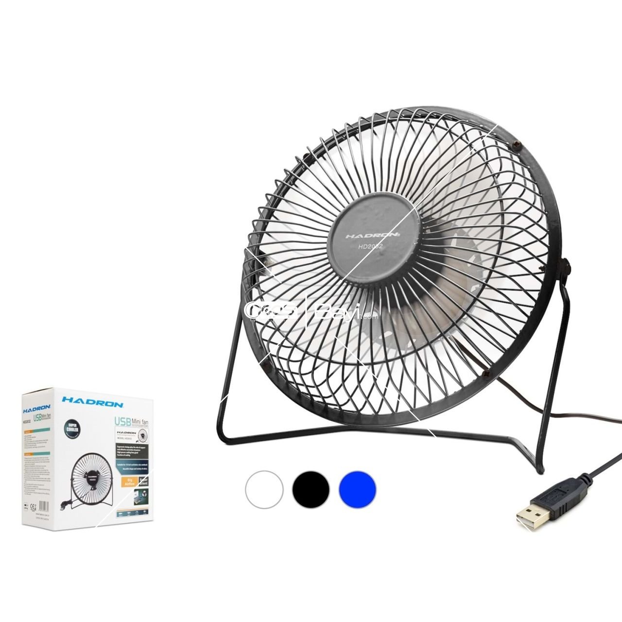 HADRON HDX7251(2032) FAN USB METAL 18*18CM