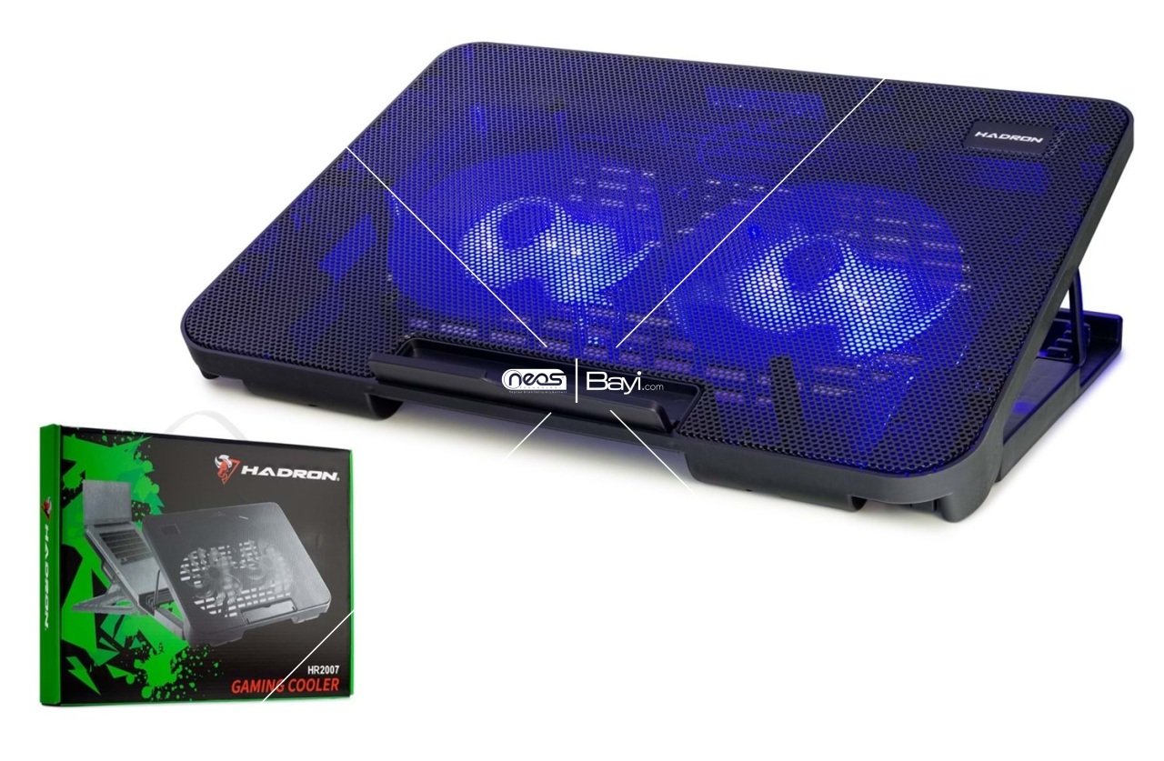 HADRON HN2007 NOTEBOOK SOĞUTUCU LEDLİ ÇİFT FANLI